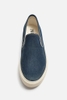 Giày lười Zara chính hãng Xanh Denim Plimsolls - Slip on blue