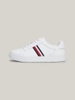 [ Hàng Auth ] Giày hàng hiệu Tommy Hilfiger Essential Tape Leather Court Trainers - Trắng