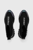 Giày hàng hiệu Armani Exchange Stretch Knit Sock Sneakers Black - Đen chính hãng