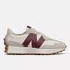 Giày Sneaker New Balance 327 Burgundy chính hãng Classic [Top Best Seller] - Có big size - Trắng đỏ