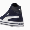 Giày thể thao sneaker chính hãng Puma Court Classic Vulcanized Formstrip Men's Mid Top Navy White - Xanh Navy