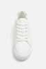 Giày sneaker Zara chính hãng White Platform - Dáng đế dày Trắng phối màu