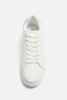 Giày sneaker Zara chính hãng Beige White Platform - Dáng đế dày Trắng kem