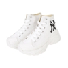 Giày MLB Chunky High New York Yankees True White chính hãng - Trắng