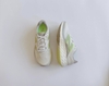 Giày thể thao running chạy bộ New Balance Fresh Foam 880 White Green chính hãng - size 39 - Trắng xanh