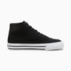 Giày thể thao sneaker chính hãng Puma Court Classic Vulcanized Formstrip Mid Top Black White - Đen trắng