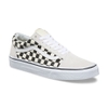 Giày Vans chính hãng Old Skool Checkerboard White - Trắng kem