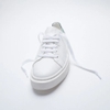 Giày sneaker Zara chính hãng Back Contrast Sneakers Women white - Trắng xanh