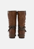 [ Hàng Auth - Full box ] Giày Boots chính hãng Mustang zippered winter - cognac brown - size 37