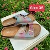 Dép đế trấu chính hãng Châu Âu size 35 36