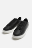 Giày sneaker Zara chính hãng Black Platform - Dáng đế dày Đen