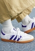 Giày Adidas Originals Samba OG Blue White - Chính hãng - size 38 - Trắng xanh