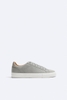 Giày sneaker Zara chính hãng Grey White Classic - Xám Trắng Dáng cổ điển