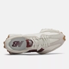 Giày Sneaker New Balance 327 Burgundy chính hãng Classic [Top Best Seller] - Có big size - Trắng đỏ