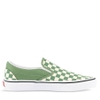Giày Vans chính hãng Slip on Checkerboard Shale Green - Xanh lá