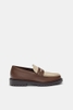 Giày Loafer Pull&Bear Chunky Contrast chính hãng - Nâu