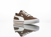 Giày thể thao sneaker chính hãng Puma Court Classic Vulcanised Formstrip Unisex Dark Brown Chocolate White - Nâu đậm trắng