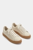 Giày Pull&Bear chính hãng Authentic Casual Trainer Vintage Gumsole phối màu Beige - Be size 42 43 44 45