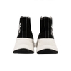 Giày MLB Chunky High New York Yankees Black White chính hãng - Đen Trắng