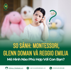 So Sánh Montessori, Glenn Doman Và Reggio Emilia - Mô Hình Nào Phù Hợp Với Con Bạn?