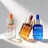 Chai đựng serum thủy tinh 30ml nắp bóp thân nhám