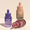 Chai đựng serum thủy tinh 30ml nắp bóp thân nhám