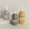 Chai nhựa PE 200ml 300ml 400ml đựng dầu gội sữa tắm vòi nhấn dáng trụ