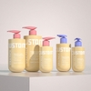 Chai nhựa PET 150ml 250ml 350ml 500ml đựng sữa tắm dầu gội vòi nhấn dáng trụ
