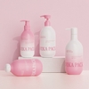 Chai nhựa PE 200ml 300ml 400ml đựng dầu gội sữa tắm vòi nhấn dáng trụ