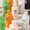Chai nhựa PE 500ml đựng sữa tắm vòi nhấn dáng trụ