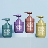 Chai nhựa PET 300ml 500ml đựng dầu gội sữa tắm vòi nhấn dáng trụ