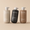 Chai đựng dầu gội nhựa PET 300ml vòi nhấn dáng trụ