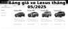 Bảng giá xe Lexus mới nhất 2025 tại Việt Nam
