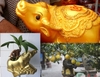 Trâu vàng “cõng” cây dừa, bưởi, thay heo đất giữ tiền độc đáo Tết này