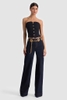 Quần jean ALICE OLIVIA belt xích vàng