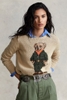 Áo len RALPH LAUREN nâu gấu khăn cam