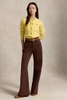 Cardigan vặn thừng RALPH LAUREN khuy sừng vàng