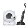Combo máy dọn vệ sinh Petkit và máy hút bụi lau sàn Roborock