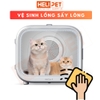 Vệ sinh lồng sấy lông chó mèo