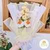 Giấy bóng kiếng trong viền màu, kiếng viền màu gói hoa