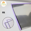 Kiếng gói hoa 2 viền màu/ Giấy bóng kiếng trong viền màu