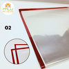 Kiếng gói hoa 2 viền màu/ Giấy bóng kiếng trong viền màu