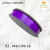 Ruy băng cao cấp 2.5cm x 100 yard