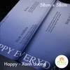 Kiếng Happy Everyday, Giấy kiếng màu 02 mặt họa tiết chữ, kiếng 2 Da Chữ
