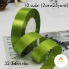 Ruy băng Lụa Satin (2cmx25yard/10 cuộn)
