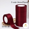 Ruy băng Lụa Satin (4cmx25yard/05 cuộn)