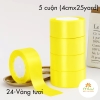 Ruy băng Lụa Satin (4cmx25yard/05 cuộn)