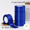 Ruy băng Lụa Satin (4cmx25yard/05 cuộn)