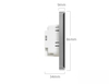 Công tắc thông minh Zigbee Tuya Luxury ZMT-02BM - Matter over Bridge