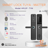 Khoá vân tay thông minh Matter tích hợp chuông hình - HR12P-TYM hỗ trợ Apple HomeKit